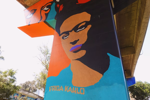 Mural of Frida Kahlo